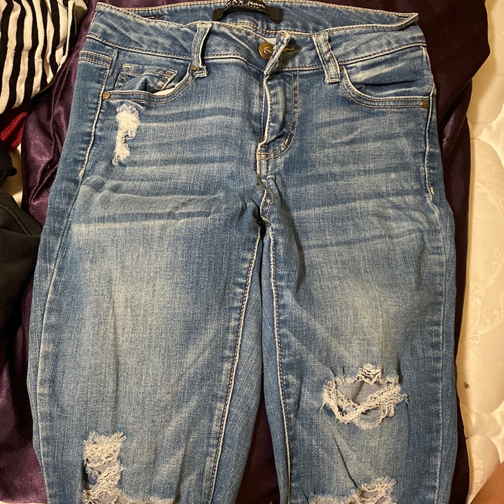 Jean long shorts